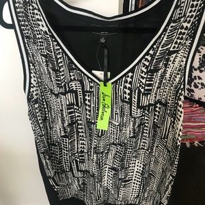 Black print Sam Edelman blouse